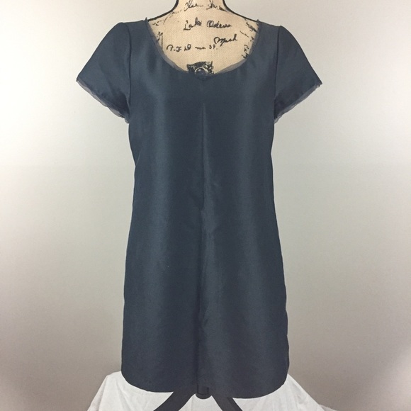 J. Crew Dresses & Skirts - J Crew Julianne Silk Blend Dress, Dark Gray, 10